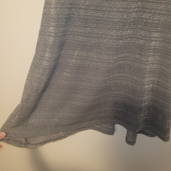 Mudd Women's Shimmering Gray Tank Top Racerback Style Size Large - Picture 6 of 6